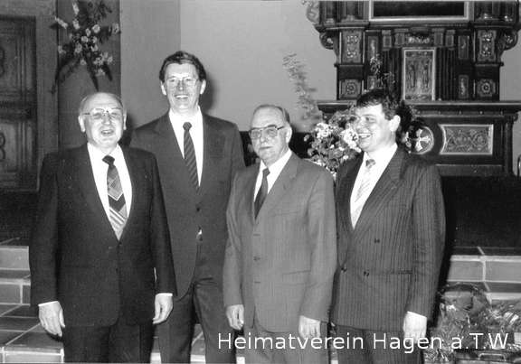 Amtseinführung von Gemeindedirektor Winfried Karthaus Mai 1988