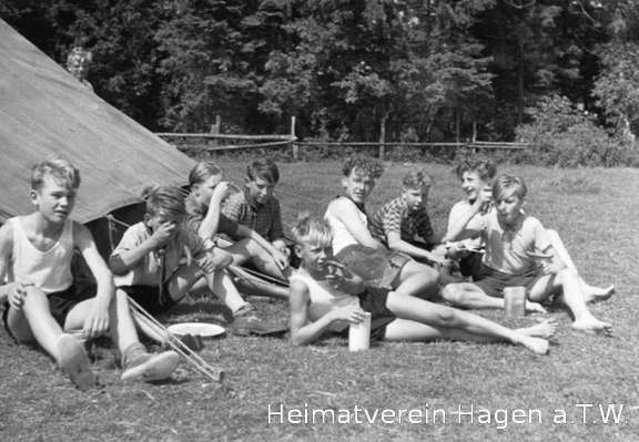 Zeltlager 1954