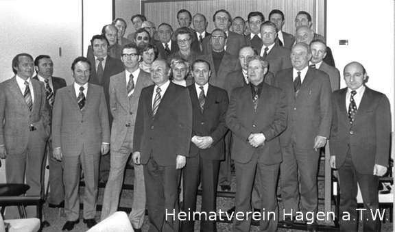 Wahl des Gemeindedirektors Walter Riepenhoff 1976