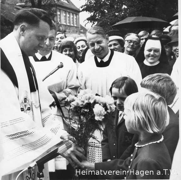 Amtseinführung von Pfarrer Johannes Grüter 1968
