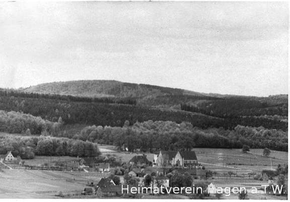 Blick vom Silberberg nach Gellenbeck