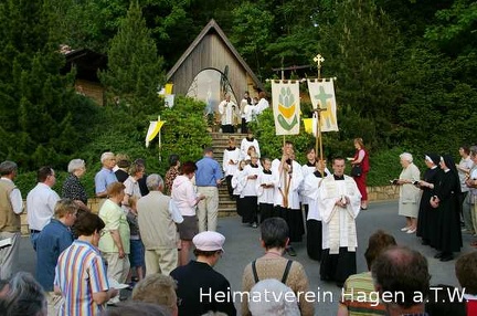 Prozession zur Marienstatue am Ellenberg 2005