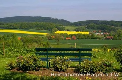 Blick im Frühjahr vom Ellenberg auf Altenhagen
