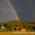 Regenbogen an der Heggestrasse in Altenhagen