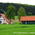 Sudenfeld am Hohner Weg, letztes Haus in Niedersachsen
