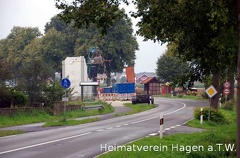 Der Transformator an der Hüttenstrasse in Altenhagen wird abgerissen