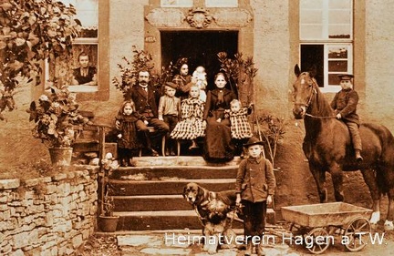 Familie Bauer Franksmann auf Gut Altenhagen 1906