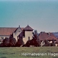 Gellenbecker Kirche und Pfarrhaus 1940