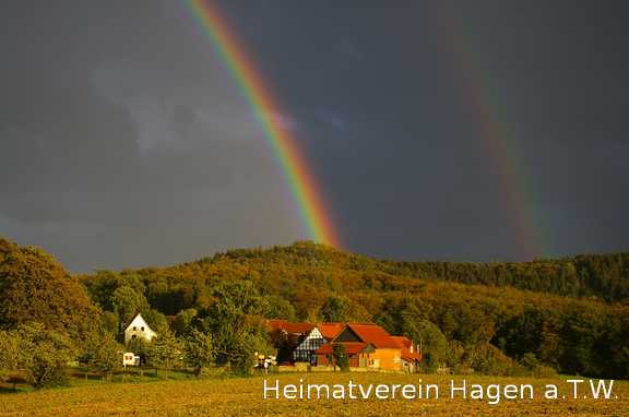 Regenbogen an der Heggestrasse in Altenhagen