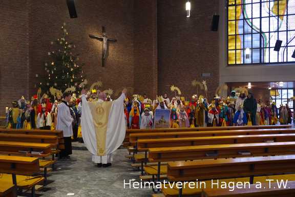 Sternsinger in Hagen a.T.W. in der Kirche St. Martinus 2017